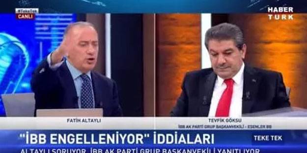 Fatih Altaylı'yı canlı yayında şoke etti