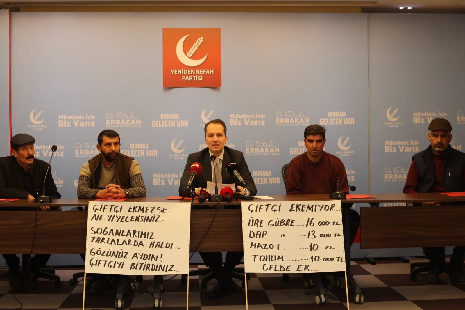 Fatih Erbakan; Çiftçi borcuna değil yüzde 71'i bulan faize itiraz ediyor!