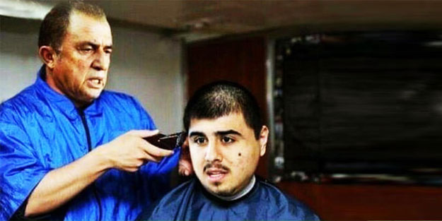 Fatih Terim, Ozan'ın saçını kestirdi!