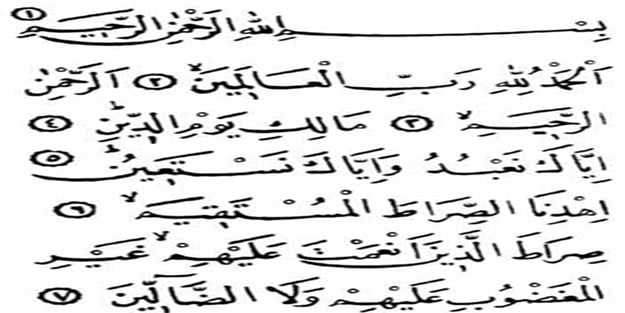 Fatiha suresindeki muhteşem hikmetler