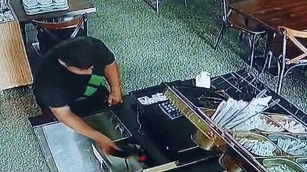 Fatih’te restorana topallayarak girdi! Bin dolar ve 10 bin liralık cüzdanı çaldı