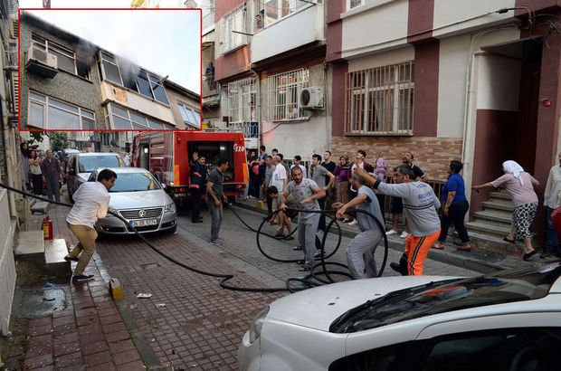 Fatih’te yangın: 1 ölü
