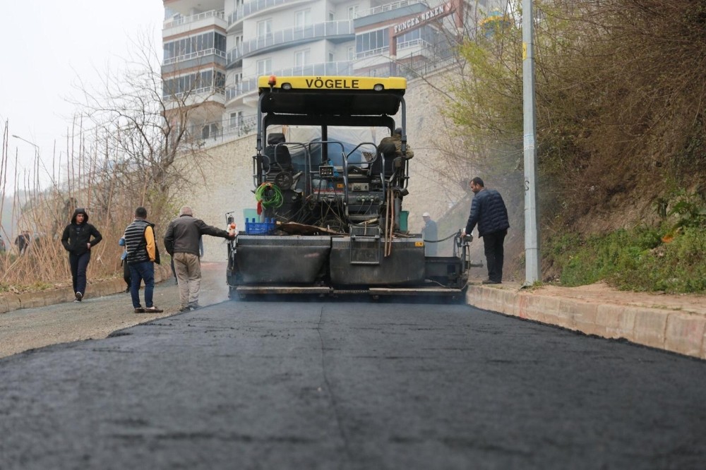 Fatsa Belediyesi’nin asfalt çalışmaları 