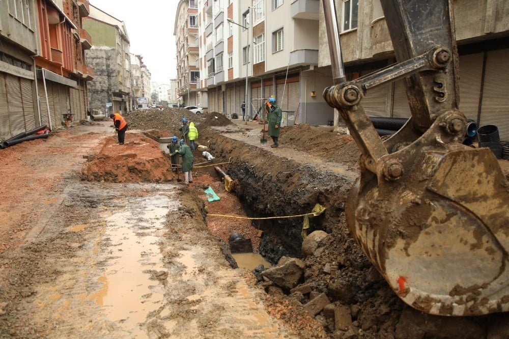 Fatsa’da 3,5 milyon TL maliyetli alt yapı çalışması devam ediyor 
