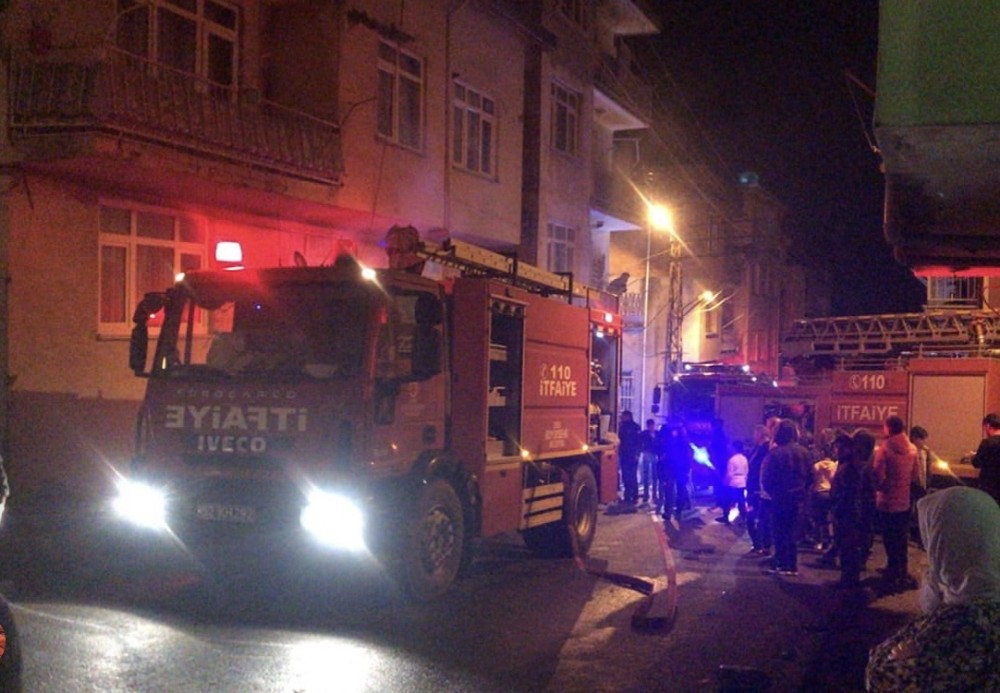 Fatsa’da ev yangını 
