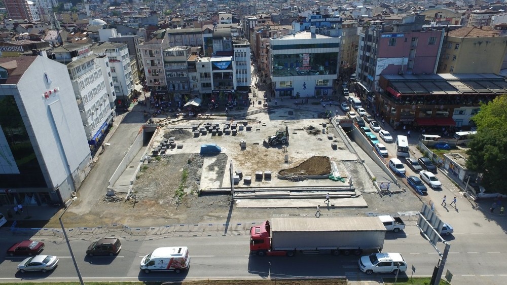 Fatsa’da meydan çalışmaları yeniden başladı 