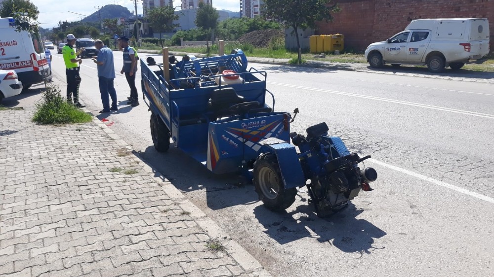 Fatsa’da pat pat kazası: 1 yaralı 