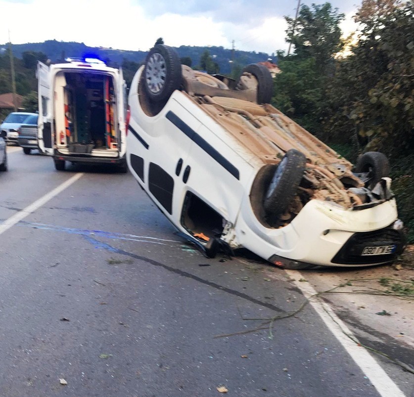 Fatsa’da trafik kazası: 1 yaralı 