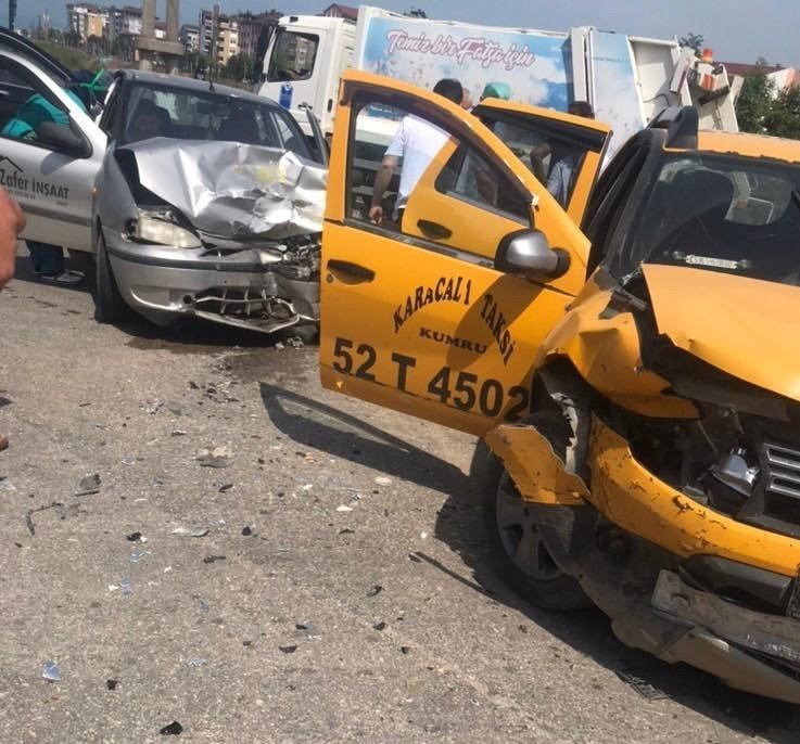 Fatsa’da trafik kazası: 5 yaralı 