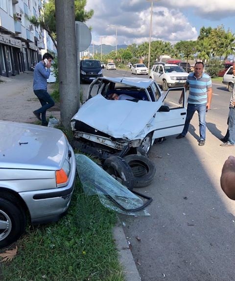 Fatsa’da zincirleme trafik kazası: 2 yaralı 