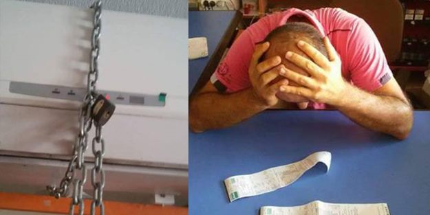 Faturanın cezasını klimaya kesti