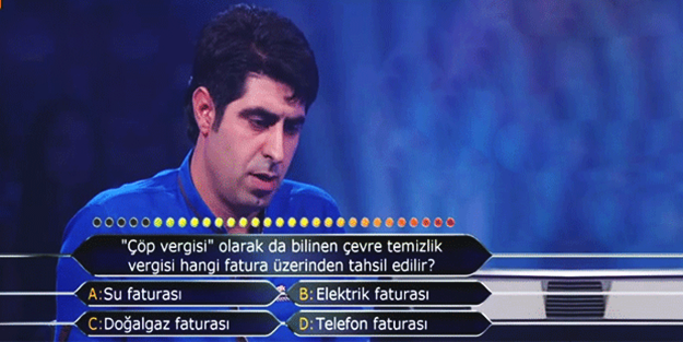 Fatura sorusunu bilemedi /VİDEO