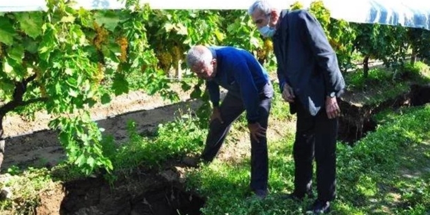 Fay hattında korkutan görüntü: Yer yarıldı!