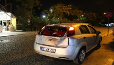 Fayton otomobile arkadan çarptı: 1 yaralı