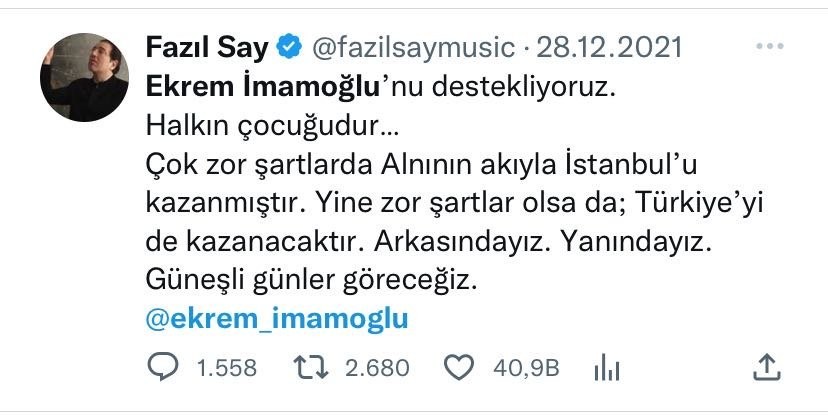 Fazıl Say'ın sildiği 'Sifonu çek. Gitsin' tweeti gündem oldu
