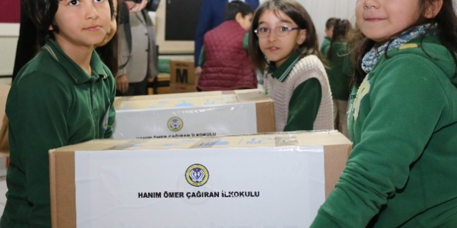 Antalya'lı Öğrencilerden Halepli çocuklara yardım