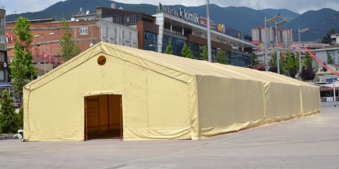 Ramazan çadırı Kent Meydanı'nda kuruldu