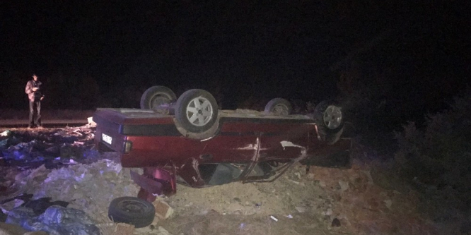 Uşak’ta trafik kazası: 1 ölü, 1 yaralı