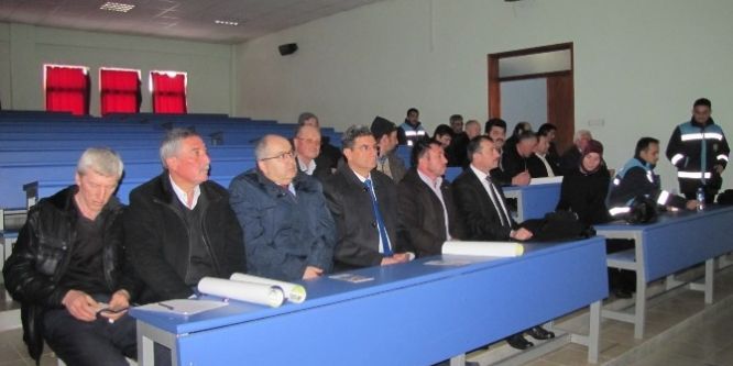 Hisarcıklı çiftçilere tarım sigortası anlatıldı