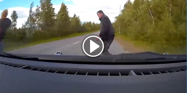 Feci kaza araç kamerasına böyle yansıdı