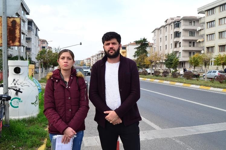 Feci kaza kamerada: Yaya geçidinde çarpmış 