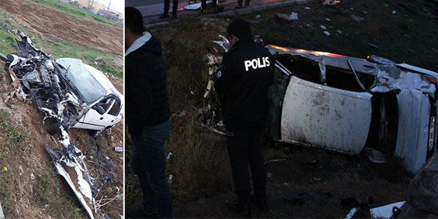 Feci kaza! Otomobil trene çarptı: 1 ölü