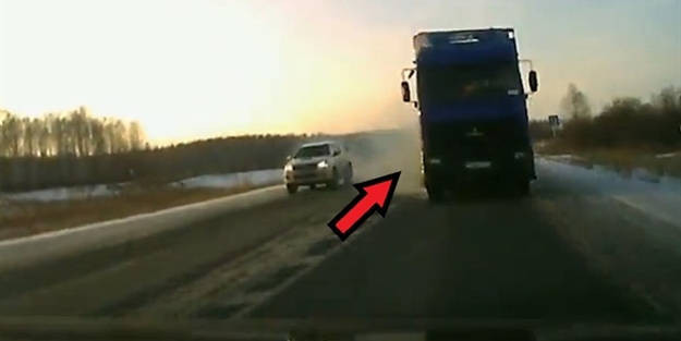 Feci kazadan bakın nasıl kurtuldu