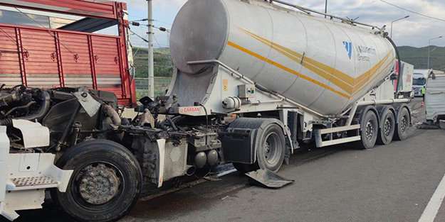 Feci kazadan burnu bile kanamadan kurtuldu!