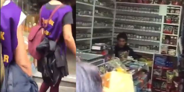 Feministler market basıp tehditler savurdu!