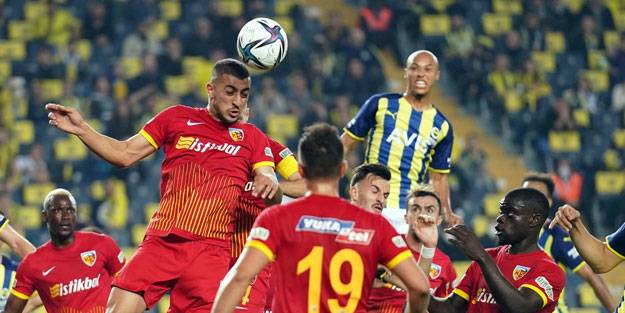 Fenerbahçe 1 puanı son dakikada aldı