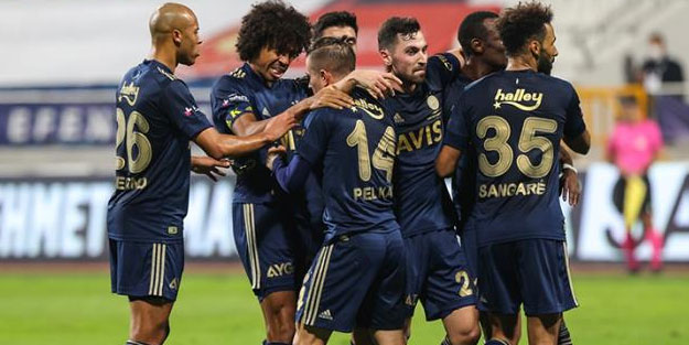 Fenerbahçe deplasmanda gol oldu yağdı