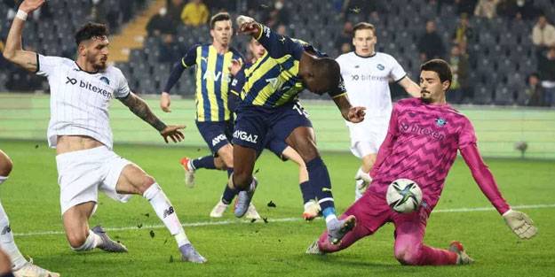 Fenerbahçe evinde yıkıldı