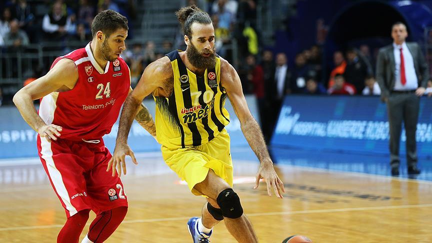 Fenerbahçe Avrupa Ligi'nde Kızılyıldız'ı Datome'nin skorer oyunuyla geçti