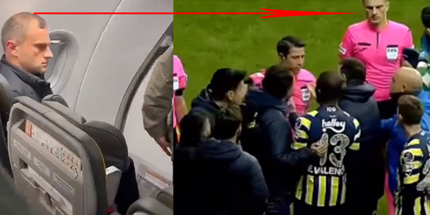 Fenerbahçe taraftarı Adana Demirspor-Fenerbahçe maçının hakemi ile karşılaşınca olanlar oldu