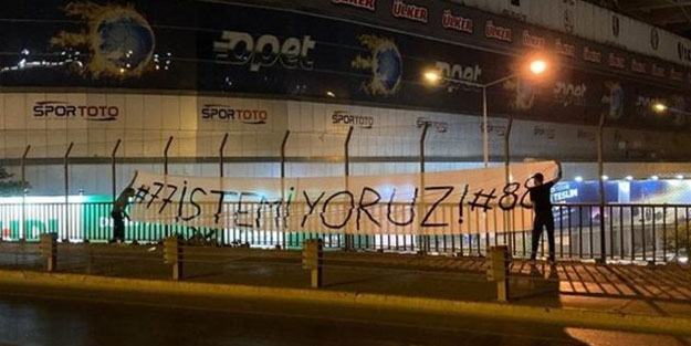 Fenerbahçe taraftarlarından tepki! İstemiyoruz