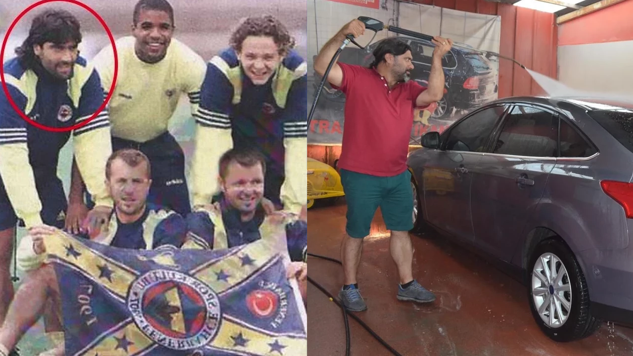 Fenerbahçeli futbolcu oto yıkamacılığı yapıyor!