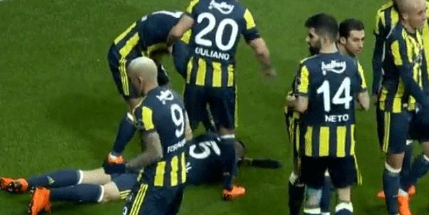 Fenerbahçeli futbolcudan tepki çeken hareket!