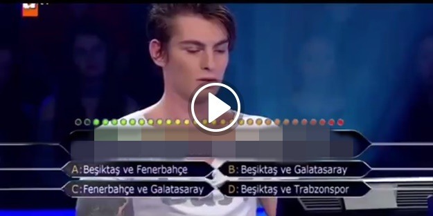 Fenerbahçeli yarışmacı bu soruyu bilemedi!