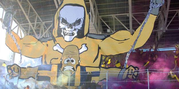 Fenerbahçelileri kızdıran koreografi