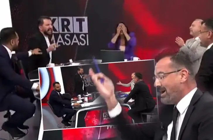 Ferhat Murat edepsiz çıkışa çıldırdı! Canlı yayında ‘Yırtık don’ kavgası