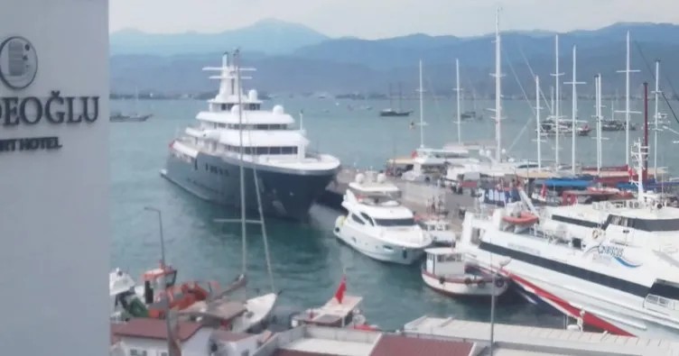 Fethiye limanına demirledi! Aldığı yakıt ağızları açık bıraktı