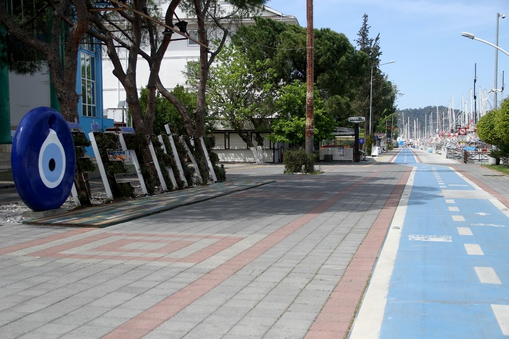 Fethiye Sokaklarını Sessizlik Bürüdü 