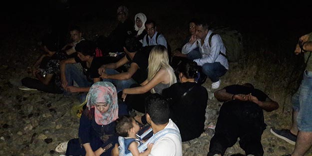 Fethiye'de 15 göçmen yakalandı!