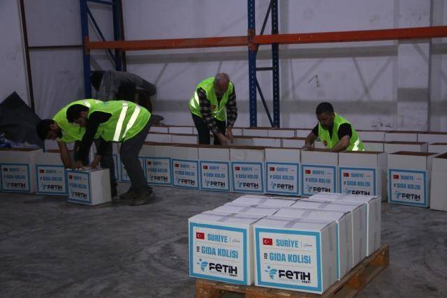 Fetih Vakfı bu kış Suriye’ye 100 TIR yardım gönderecek