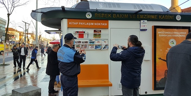 FETÖ kitapları emzirme kabininde