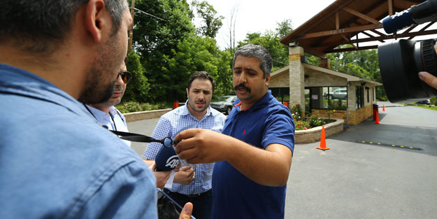 FETÖ lideri Gülen'in çiftliğine Türk basını alınmadı