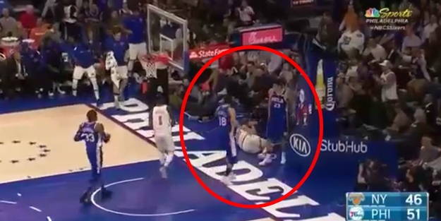 Enes Kanter’i yere uzattı, yüzüne bile bakmadı