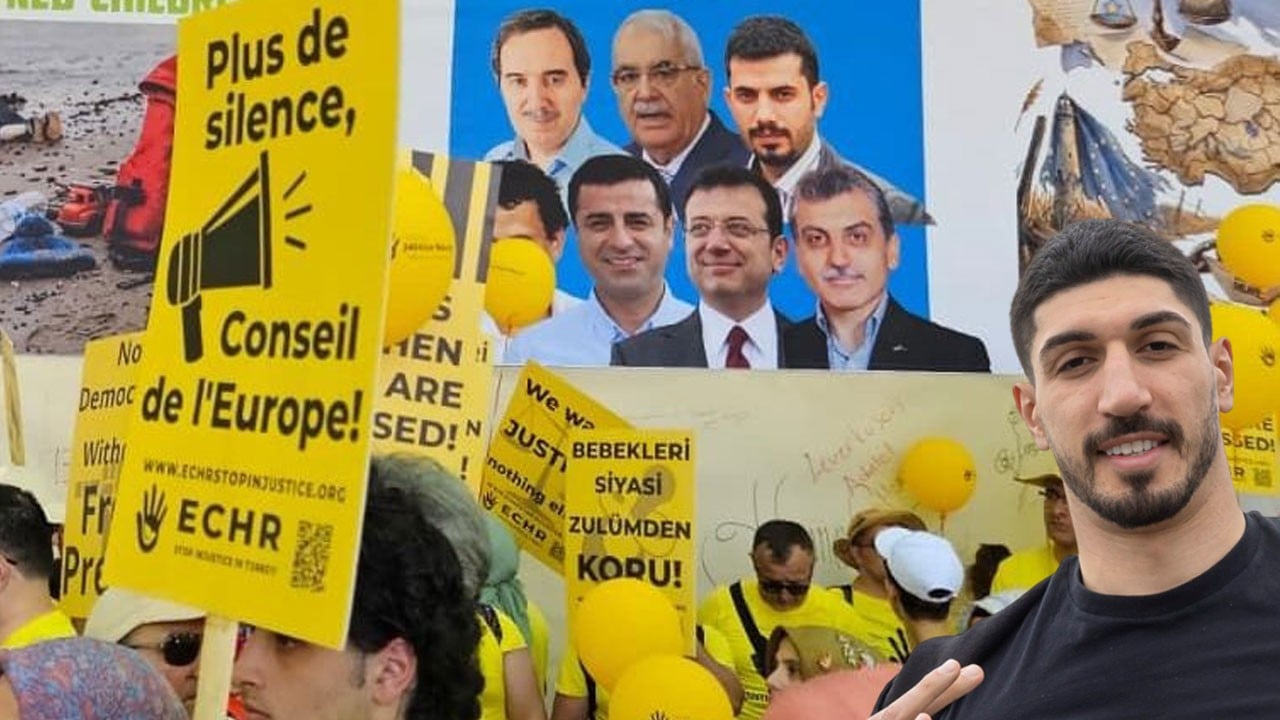 FETÖ’cü hainler yine en ön safta: Ekrem'e destek, Türkiye'ye köstek yürüyüşü!