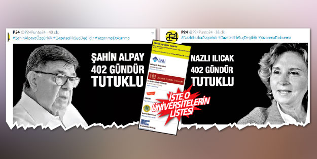 FETÖ’cü P24’ün ‘işbirlikçilerimiz’ listesinde İÜ ve BAÜ de var