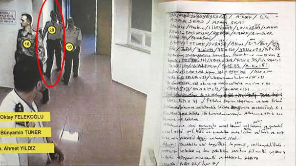 FETÖ'cü sanığın iç çamaşırından gizli notlar çıktı